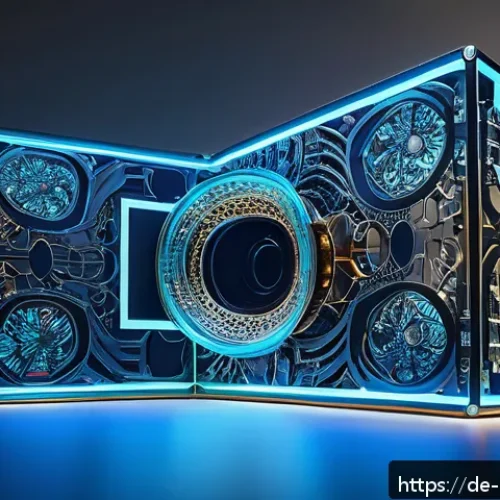 금속공예와 NFT 작품 등록 - A contemporary metal sculpture displayed in a modern art gallery, featuring intricate hand-forged de...